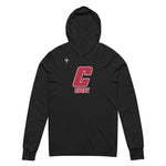 Catholic University Men’s Rugby Hooded long-sleeve tee