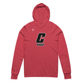 Catholic University Men’s Rugby Hooded long-sleeve tee