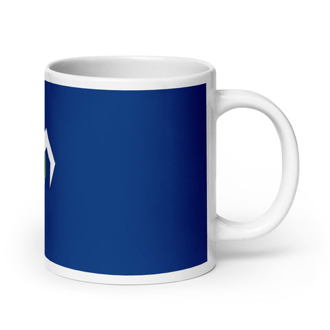 Liberty Rugby Club White glossy mug