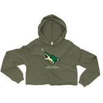 Lake County Coyotes Rugby Crop Hoodie