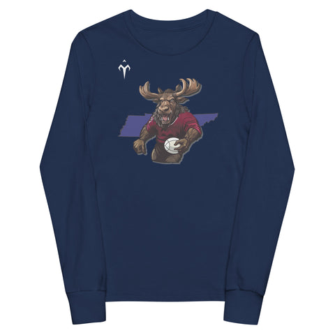 Angry Moose Rugby Youth long sleeve tee