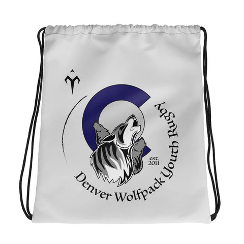 Denver Wolfpack Youth Rugby Drawstring bag