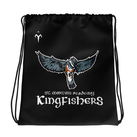 St. Martin's Academy Kingfishers Drawstring bag