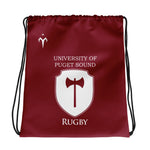 University of Puget Sound Rugby Drawstring bag