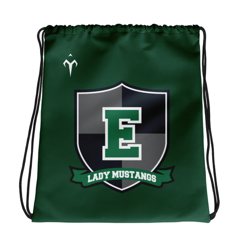 Lady Mustangs Rugby Drawstring bag