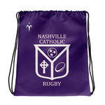 Nashville Catholic Rugby Drawstring bag