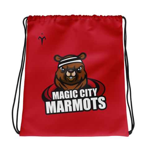 Magic City Marmots Drawstring bag