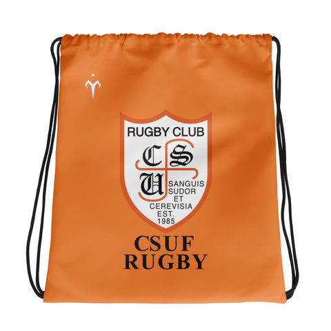 CSUF Rugby Drawstring bag