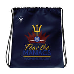 Fear the Maniacs Women's Rugby Drawstring bag