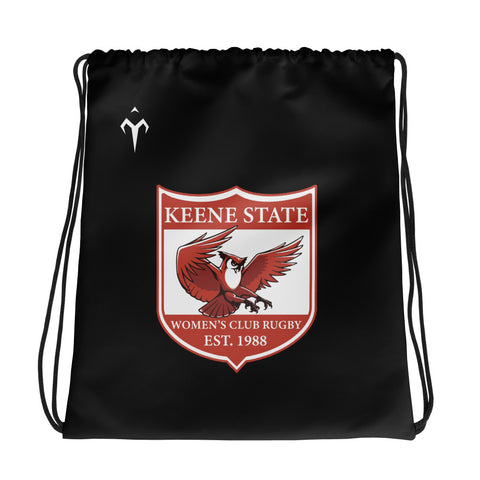 Keene State Women's Rugby Drawstring bag