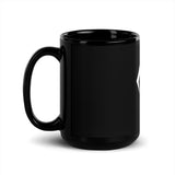 Eclipse Rugby Black Glossy Mug