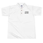 Stern Rugby Embroidered Polo Shirt