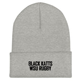 Black Katts WSU Rugby Cuffed Beanie