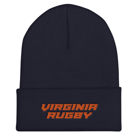 Virginia Rugby Cuffed Beanie