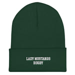 Lady Mustangs Rugby Cuffed Beanie