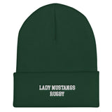 Lady Mustangs Rugby Cuffed Beanie