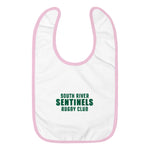 South River Sentinels Rugby Club Embroidered Baby Bib