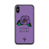 Stern Rugby iPhone Case