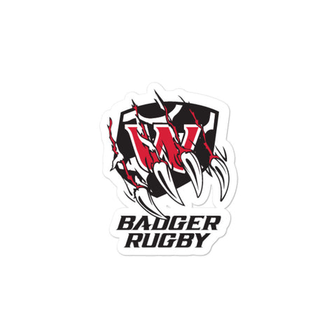 Badger Rugby Bubble-free stickers