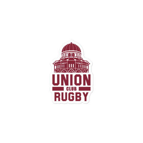 Union College Club Rugby Bubble-free stickers