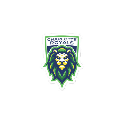 Charlotte Royals RFC Bubble-free stickers