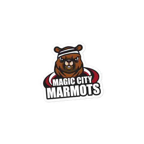 Magic City Marmots Bubble-free stickers
