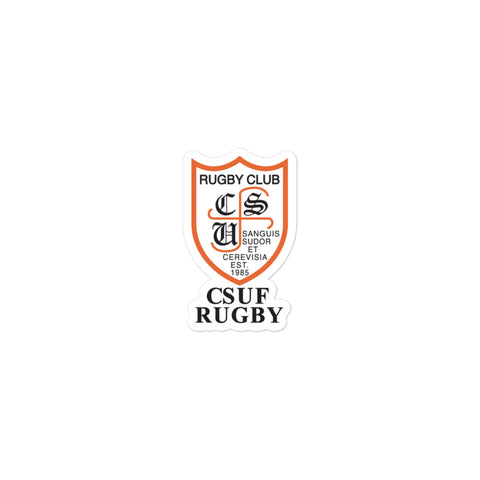 CSUF Rugby Bubble-free stickers