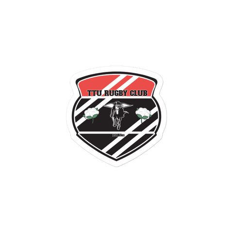 TTU Rugby Club Bubble-free stickers