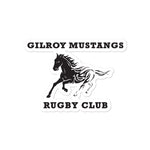 Gilroy Mustangs Rugby Club Bubble-free stickers