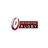 Orchard Park Rugby Bubble-free stickers
