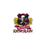 Tampa Krewe Women's Rugby Bubble-free stickers
