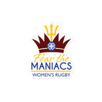 Fear the Maniacs Women's Rugby Bubble-free stickers