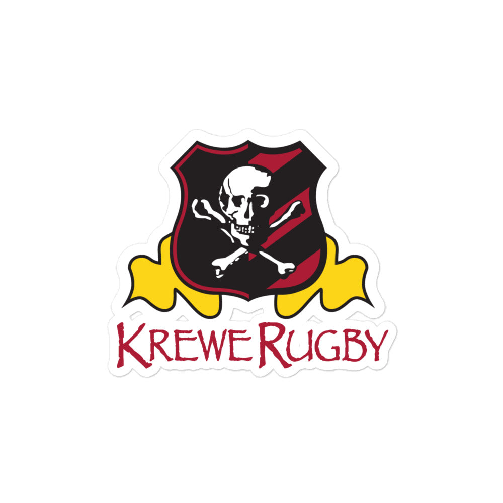 Tampa Bay Krewe Men's Rugby Bubblefree stickers Tytan Rugby