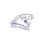 Black Katts WSU Rugby Bubble-free stickers