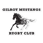 Gilroy Mustangs Rugby Club Bubble-free stickers
