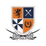 Virginia Rugby Bubble-free stickers