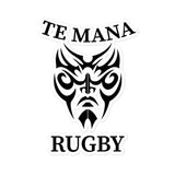 Te Mana Rugby Bubble-free stickers