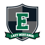 Lady Mustangs Rugby Bubble-free stickers