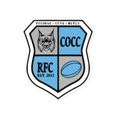 COCC Rugby Bubble-free stickers