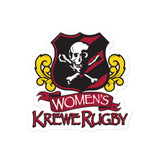 Tampa Krewe Women's Rugby Bubble-free stickers