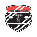 TTU Rugby Club Bubble-free stickers