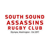South Sound Assassins Rugby Bubble-free stickers