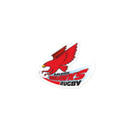 Raleigh Redhawks Rugby Bubble-free stickers