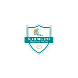 Shoreline Spartans Rugby Bubble-free stickers