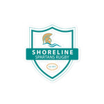 Shoreline Spartans Rugby Bubble-free stickers