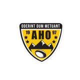 AHO Womens Rugby Bubble-free stickers