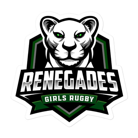 Renegades Girls Rugby Bubble-free stickers