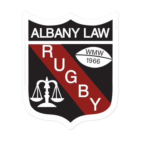 Albany Law Rugby Bubble-free stickers