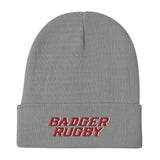 Badger Rugby Embroidered Beanie