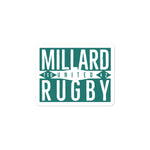 Millard United Rugby Bubble-free stickers